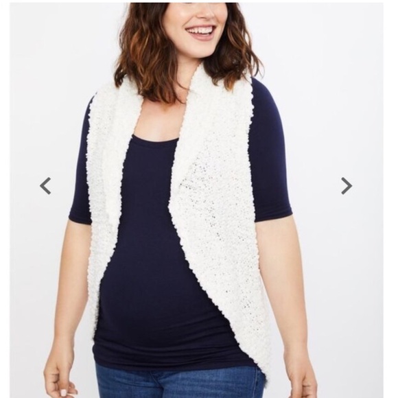 Motherhood Maternity Jackets & Blazers - Motherhood maternity sweater vest Sz L/XL